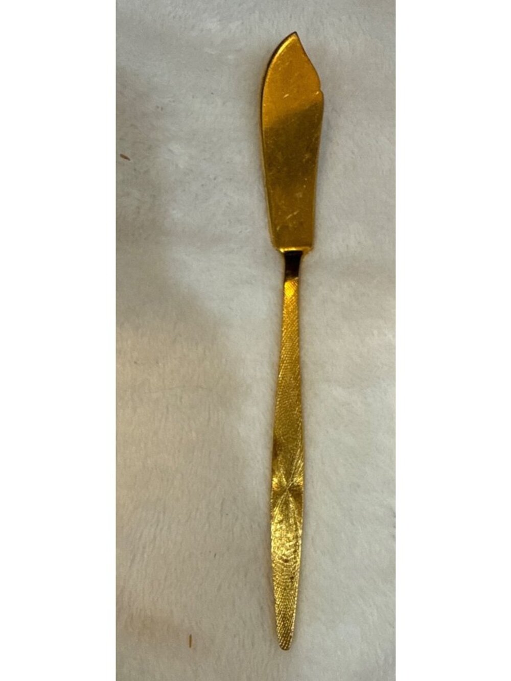vintage Stanley Roberts "Golden Sunburst" butter knife